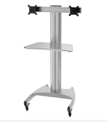Mobile Computer Workstation Double Monitor 10-24&quot; (PCM 1202AS)