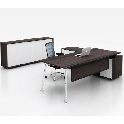 High End Office Furniture Standard Specifications L-Shape Office Table