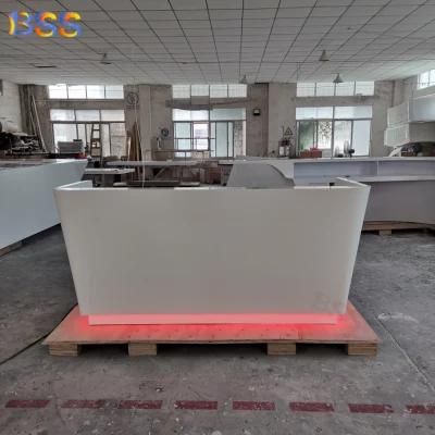 Front Desk Reception Desk Office Salon SPA Hotel White Front Desk Reception