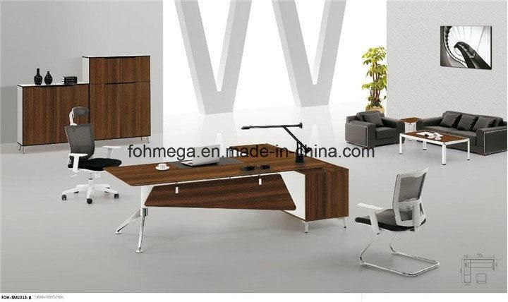 Special Design New Melamine MFC Office Desk with Side Return (FOH-SM2318-B)