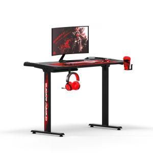 Visky Home Office Computer Gamer Desk Large Computer Desk with Cup Holder &amp; Headphone Hook