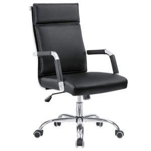 Modern Fancy PU MID-Back Computer Conference Executive Swivel Office Chair (LSA-028BK)