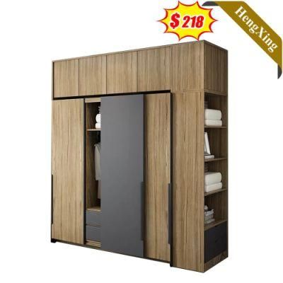 Factory Wholesale Cheap Price Lockable Standing Storage Cabinet Bedroom Furniture Wardrobe