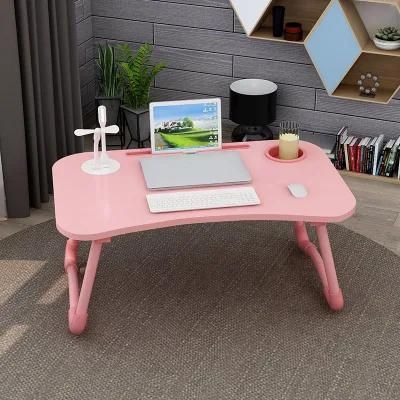 Adjustable Portable Laptop Table Computer Desk Office Laptop Table Fan