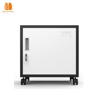 Mobile Metal Withe Small Safe Box Steel Storage
