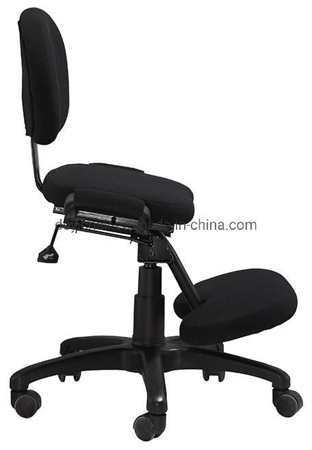 Simple Tilting Mechanism with Seat Slider PU Tube Armrest 320mm Nylon Base with Backrest Knee Chair