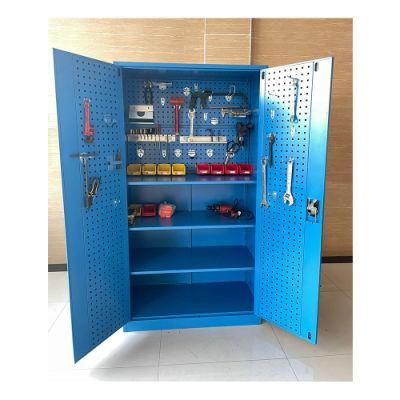 Fas-T01 Workshop Storage Equipment Cabinet 2 Swing Door Metal Garage Storage Cabinet Steel Tool Cabinet