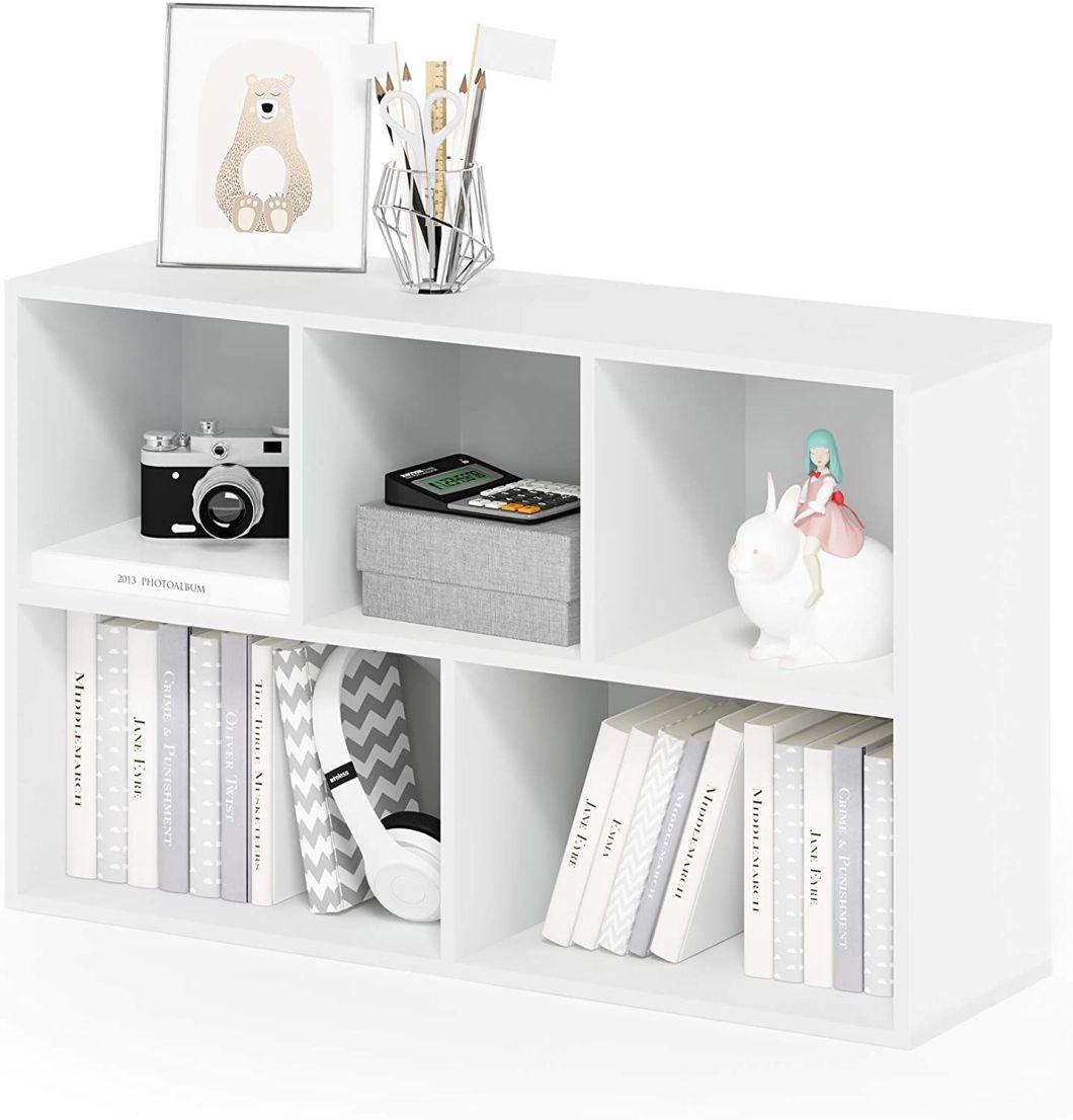 5-Cube Open Shelf Bookcase Bookshelf Bookshelves for Home Office