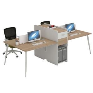Latest Design Wooden MFC Office Table L-Shape Wooden Office Table
