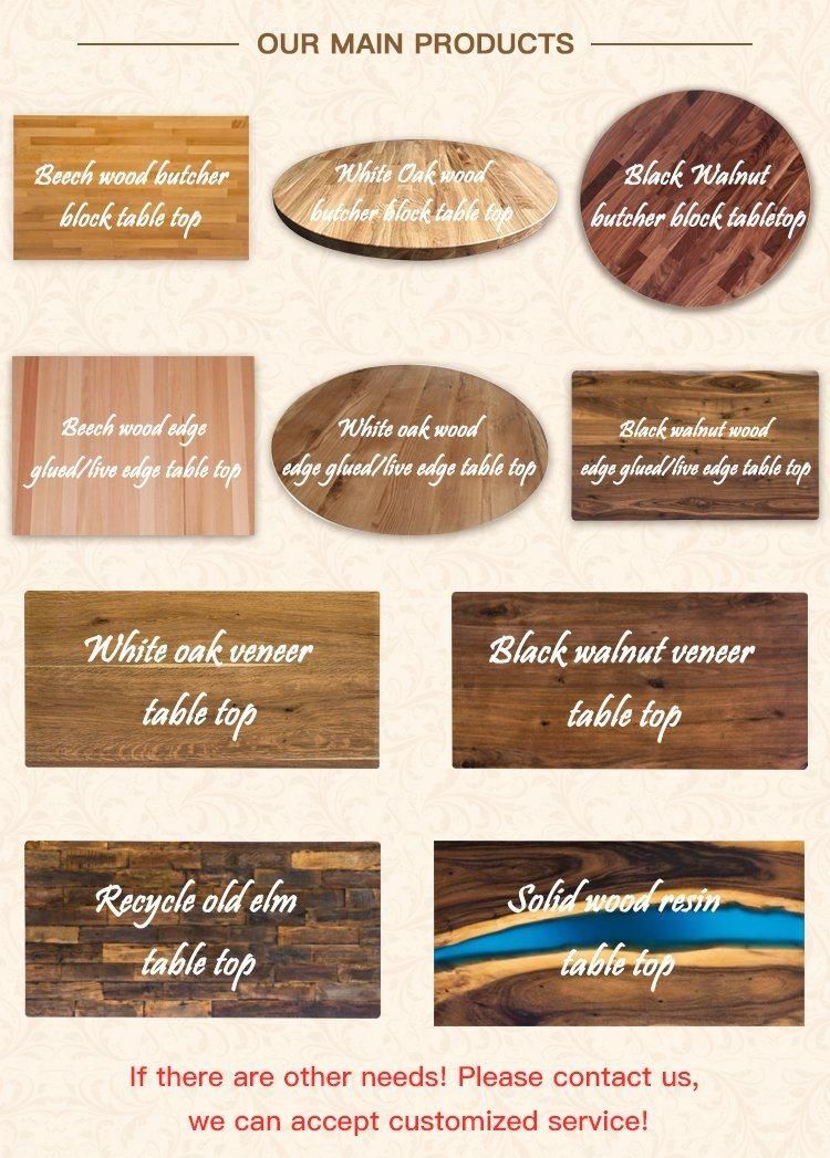 Solid Beech Wood Edge Glued Work Top