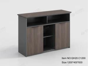 Office Furniture 2 Drawer Modern Office Solid Wood Tea Table Cabinet