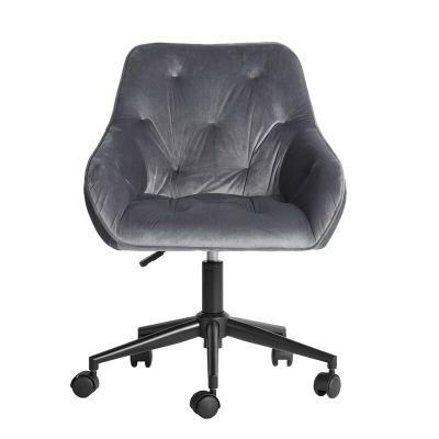 Stylish Upholstery Armrest Home Office Swivel PC Computer Chair