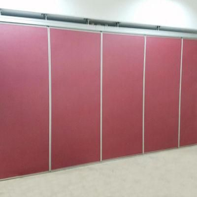 Banquet Room Sound Proof Movable Partition Wall Wooden Materials Specification