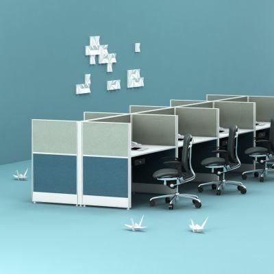 Modern China Office Aluminum Profile Partition Desk Workstation with Desktop Partition