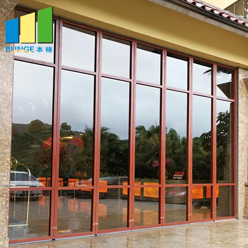 Aluminum Frameless Partition Movable Office Partition Wall / Glass Wall Partition