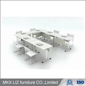 Metal Foldable Training Meeting Table with Casters (3219)