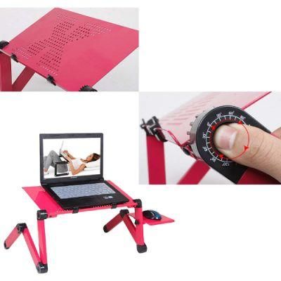 Wholesale Portable Adjustable Folding Aluminum Laptop Desk/Stand/Table for Bed