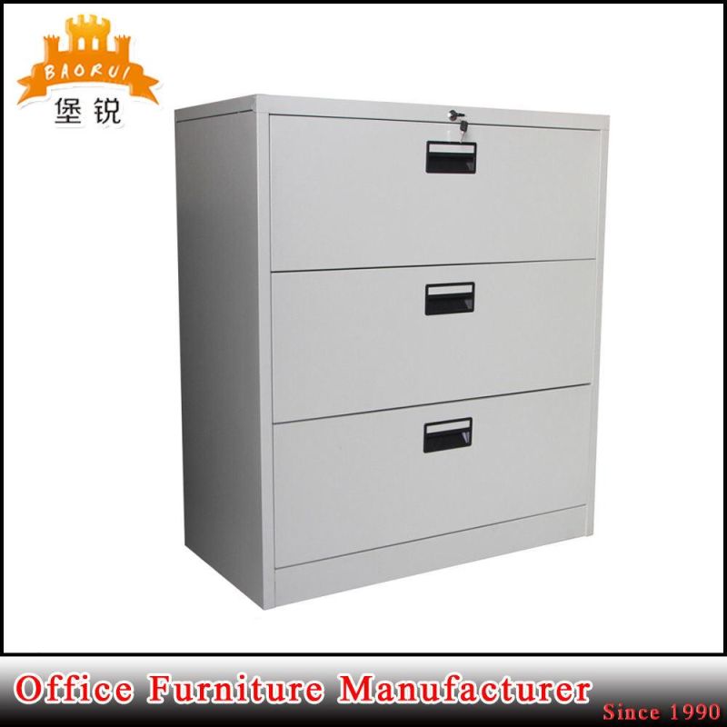 Knock Down Furniture Durable 3 Drawer Metal Filing Cabinet