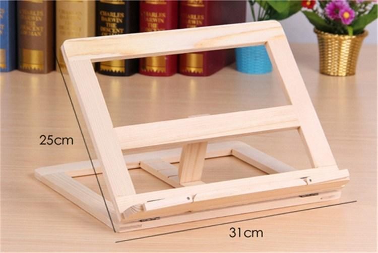 Adjustable Wooden Book Reading Stand Holder