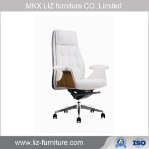 Modern Furniture White Ergonomic Executive Swivel Leather Office Chair (187A)