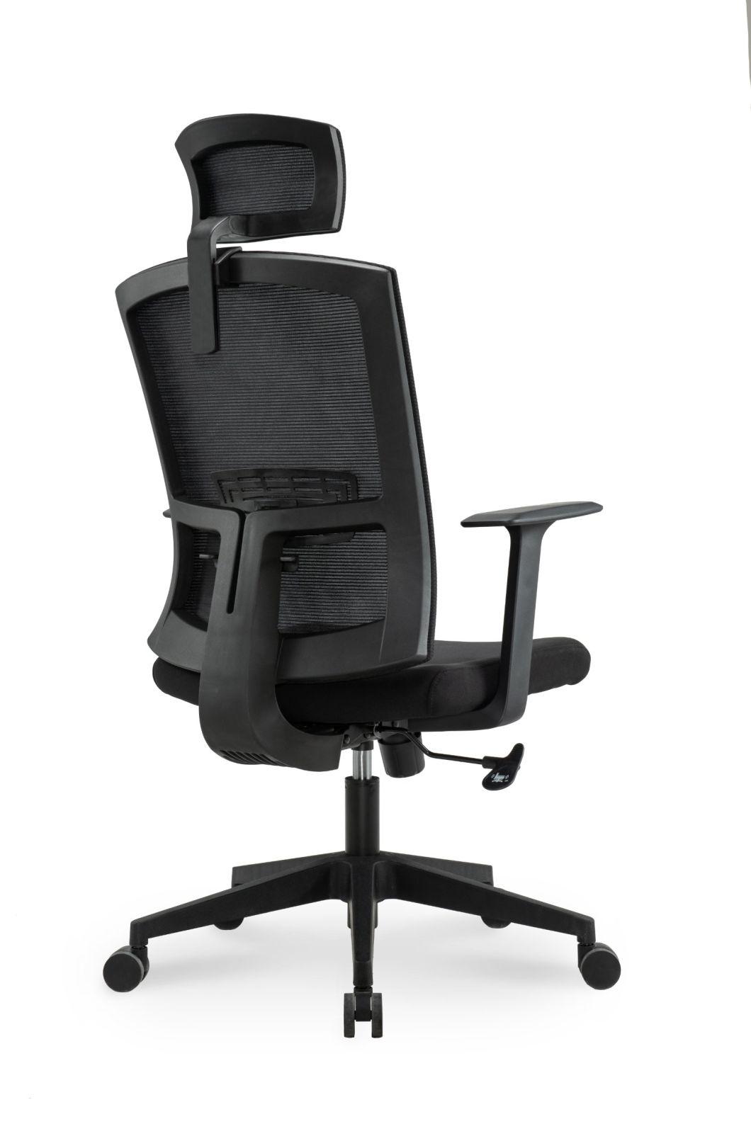 High Back Swivel Staff Management Executive Modern Fabric Office Chair