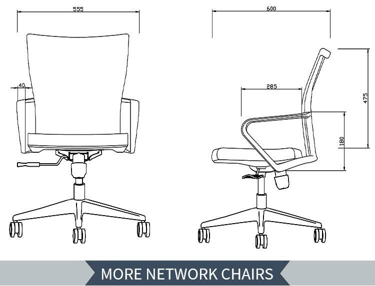 Professional Design Luxury Chairs Executive Office Ergonomic Breathable Mesh Computer MID Back Office Chair