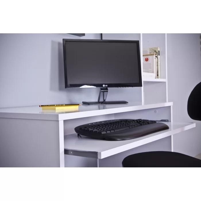 Simple Style Mini Computer Desk with Keyboard Tray (HF-dB014)