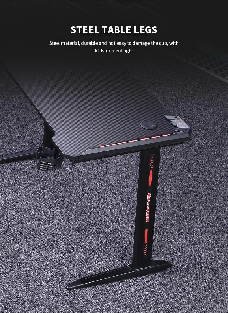 Elites Factory Directly Wholesale Modern Computer Gaming Desks E-Sports Table Gaming Executive Desk