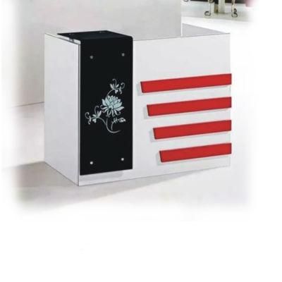 Hl-024 2021 Top Quality Mix Color Salon Reception Table Consult Table for Sale Cashier Desk Check-out Counter Checkstand