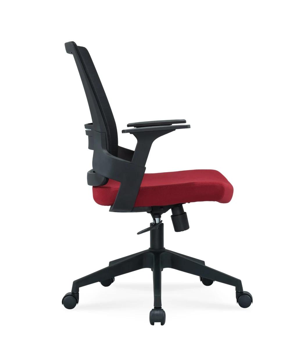 Good Price European Standard En1335 BIFMA Medium Back Staff Modern Mesh Office Swivel Chair