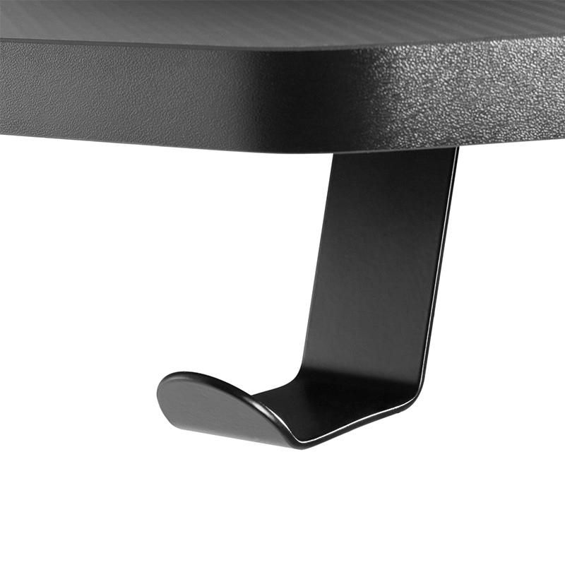 Gaming Desk T-Shaped Office PC Computer Table with RGB Lighting