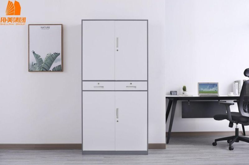 High File Cabinet with Two Drawers Steel Filing Cabinet