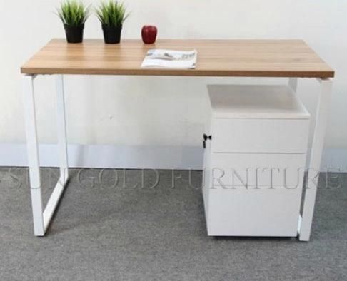 Simple Design Desk with Movable Cabinet Wood Computer Desk (SZ-OD197)