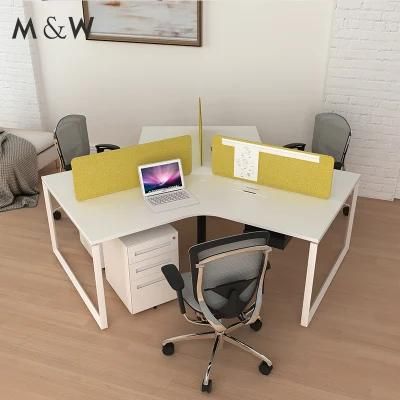 New Product Frame Foshan Factory 3 Person Workstation Office Desk