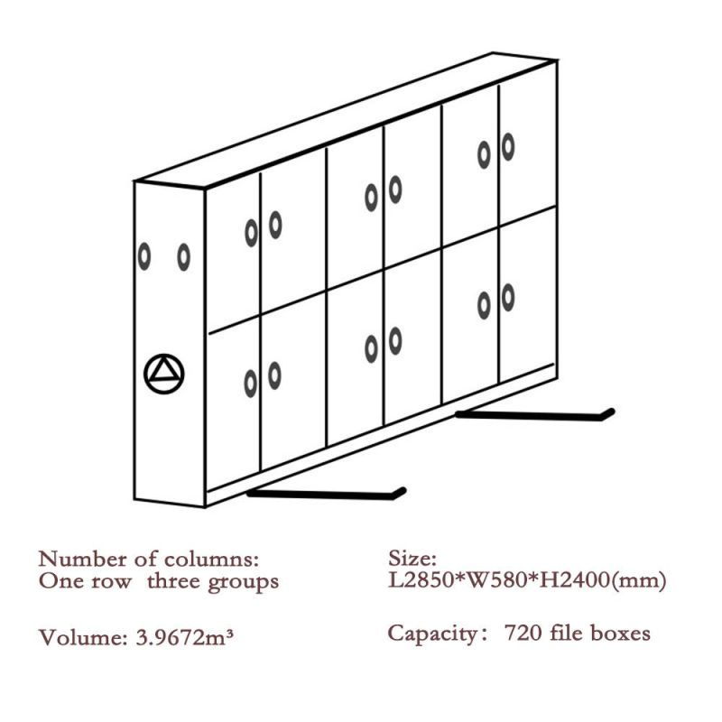 Knock Down Structure Achieve Storage Filing Cabinet Mass Shelf