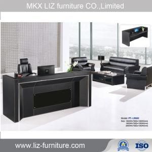Regular Style Leather Executive Boss Wood Desk (LD005)