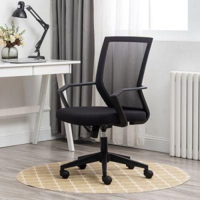 Sillas De Oficina High Quality MID Back Staff Ergonomic Executive Swivel Office Mesh Chairs