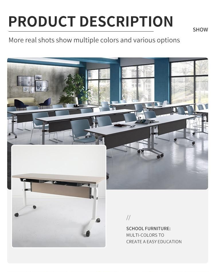 Foldable High Quality Training Elegant Ingenious Popular School Training Desk