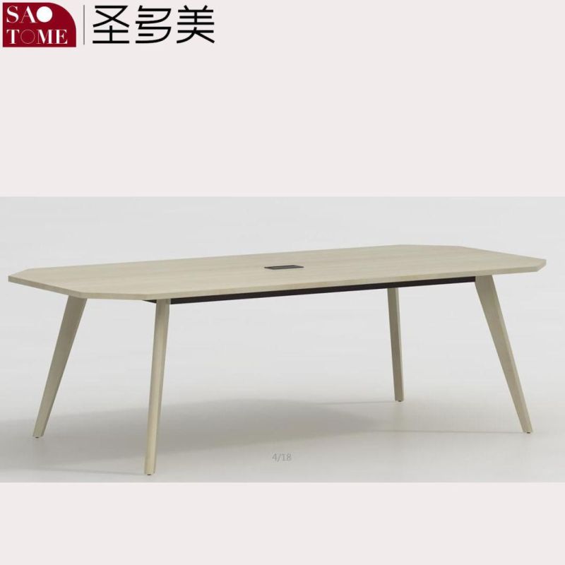 Modern Minimalist Square Negotiating Table Conference Table