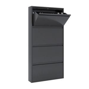 Household Shoe Cabinet, Three-Story Drawer Cabinet