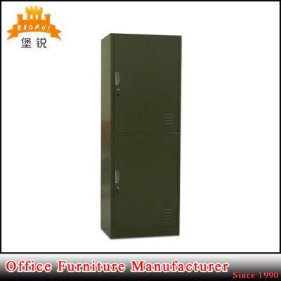 Steel Office Furniture Metal Locker Cabinet / 2 Door Locker