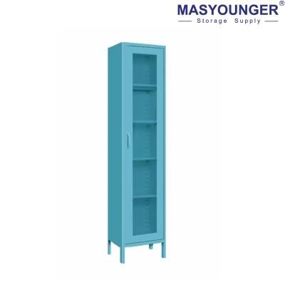 Classic Steel Home Wardrobe with Standing Single Door Locker