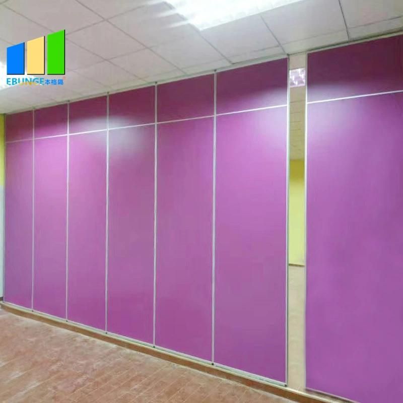 Kindergarten Commercial Furniture School Soundproofing Aluminium Folding Operable Partition Wall