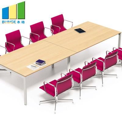 Adjustable Lightweight Meeting Training Table Tops Desks Stackable Conference Tables