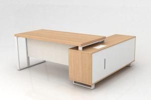 Modern MFC Office Manager Desk Table with File Cabinet