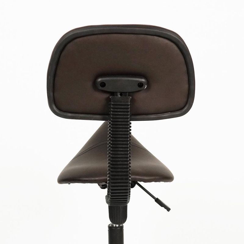 Home Office Salon Barber Shop Saddle Stool Chair with Ring Adjustable Saddle Chair Portable Denatl Stool Chair