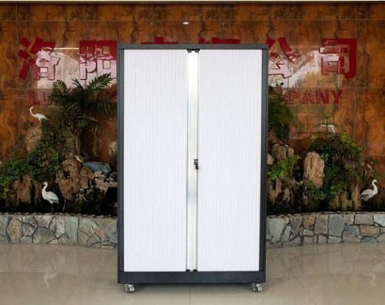 Fas-033 Office Movable Tambour Door Steel Locker /Filing Cabinet with Sliding Door