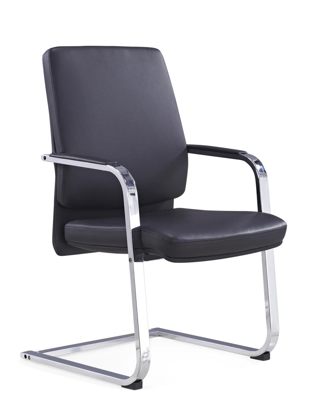 High Quality Wear-Resistance Genuine Leather Office Chairs Armrest Chairs