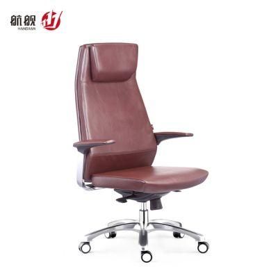 American Style High Back Ergonomical Executive Boss Leather Reclining Office Chair