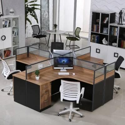 4 Seater Office Modular Computer Furniture Workstation for Call Center